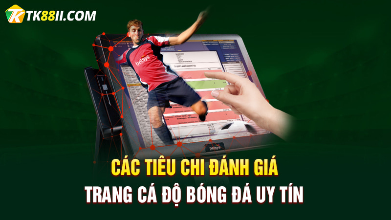 Các tiêu chí đánh giá trang cá độ bóng đá uy tín